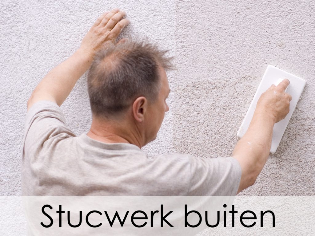 stuc werkzaamheden buiten